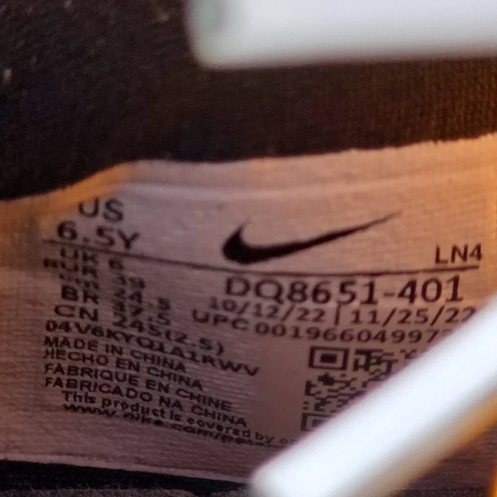 Nike LeBron 20 GS 'Racer Blue'‎ DQ8651-401 Size 6.5Y